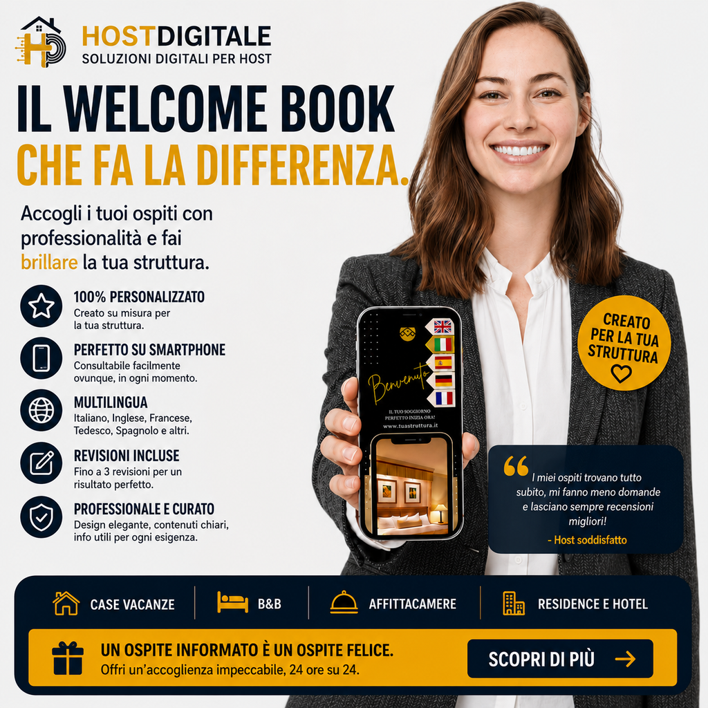 Welcome Book Digitale Multilingue HOSTDIGITALE™