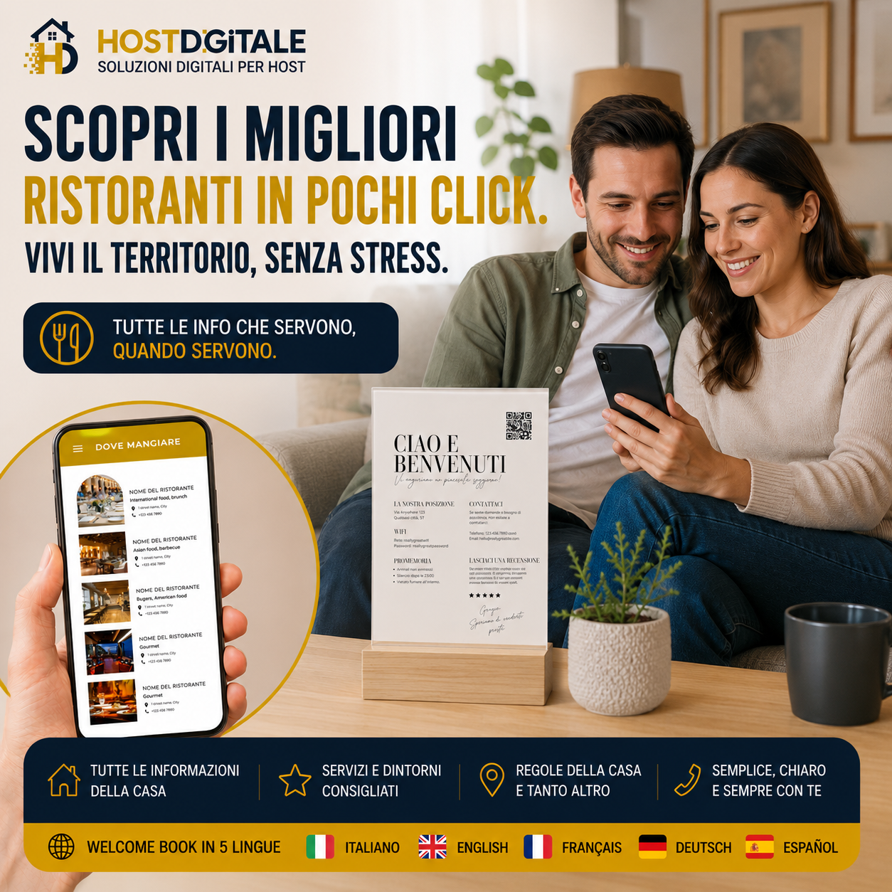Welcome Book Digitale Multilingue HOSTDIGITALE™
