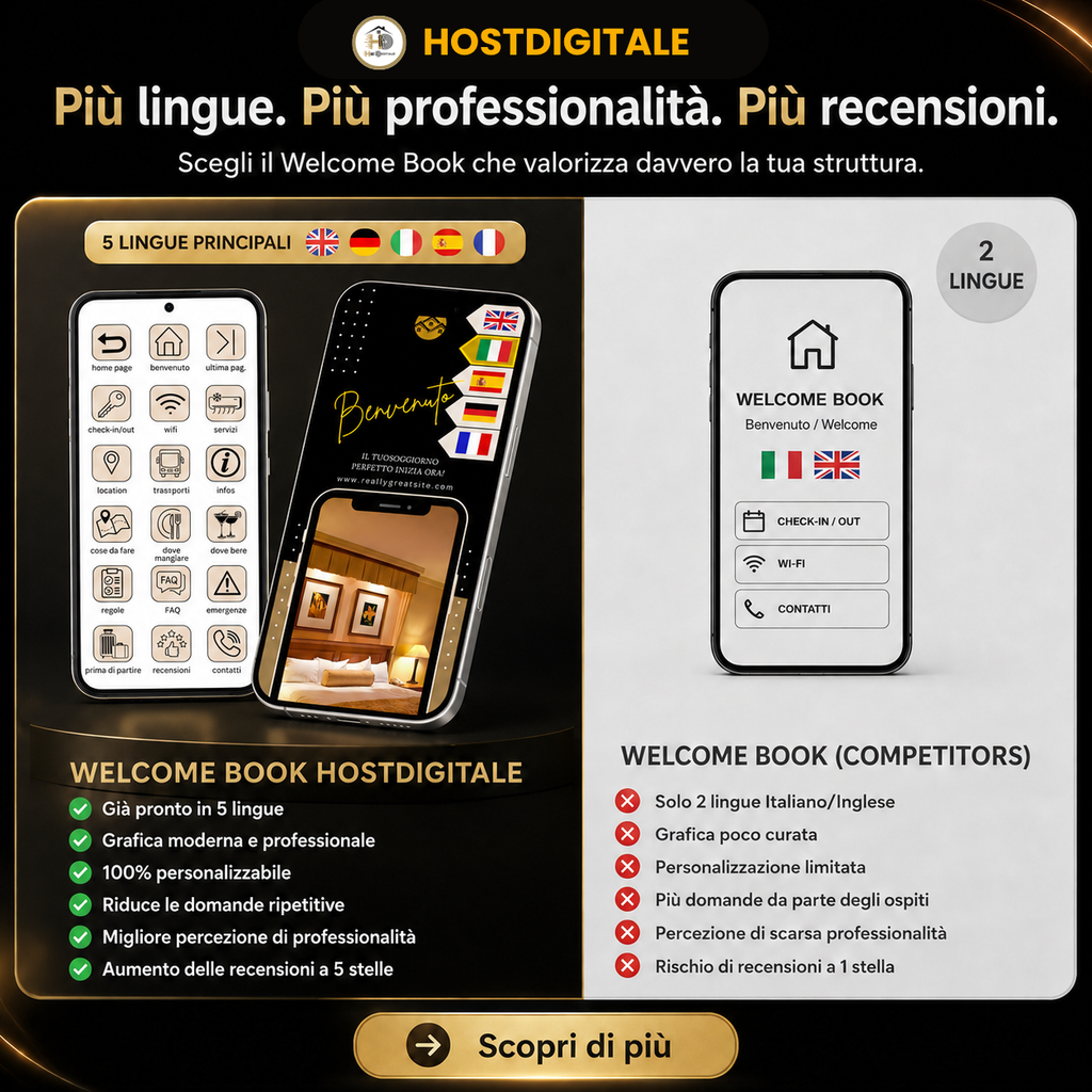 Welcome Book Personalizzabile