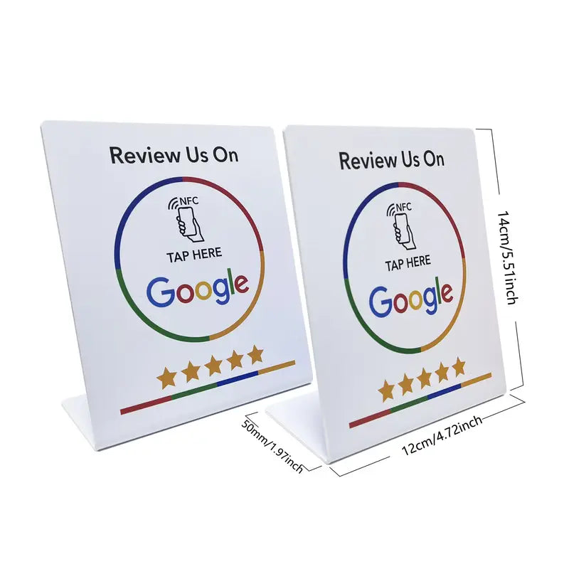 Espositore NFC per Recensioni su Google Review