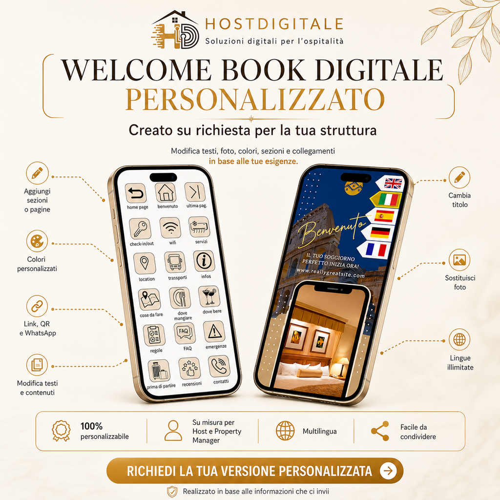 Welcome Book Personalizzato DIGITALHOST