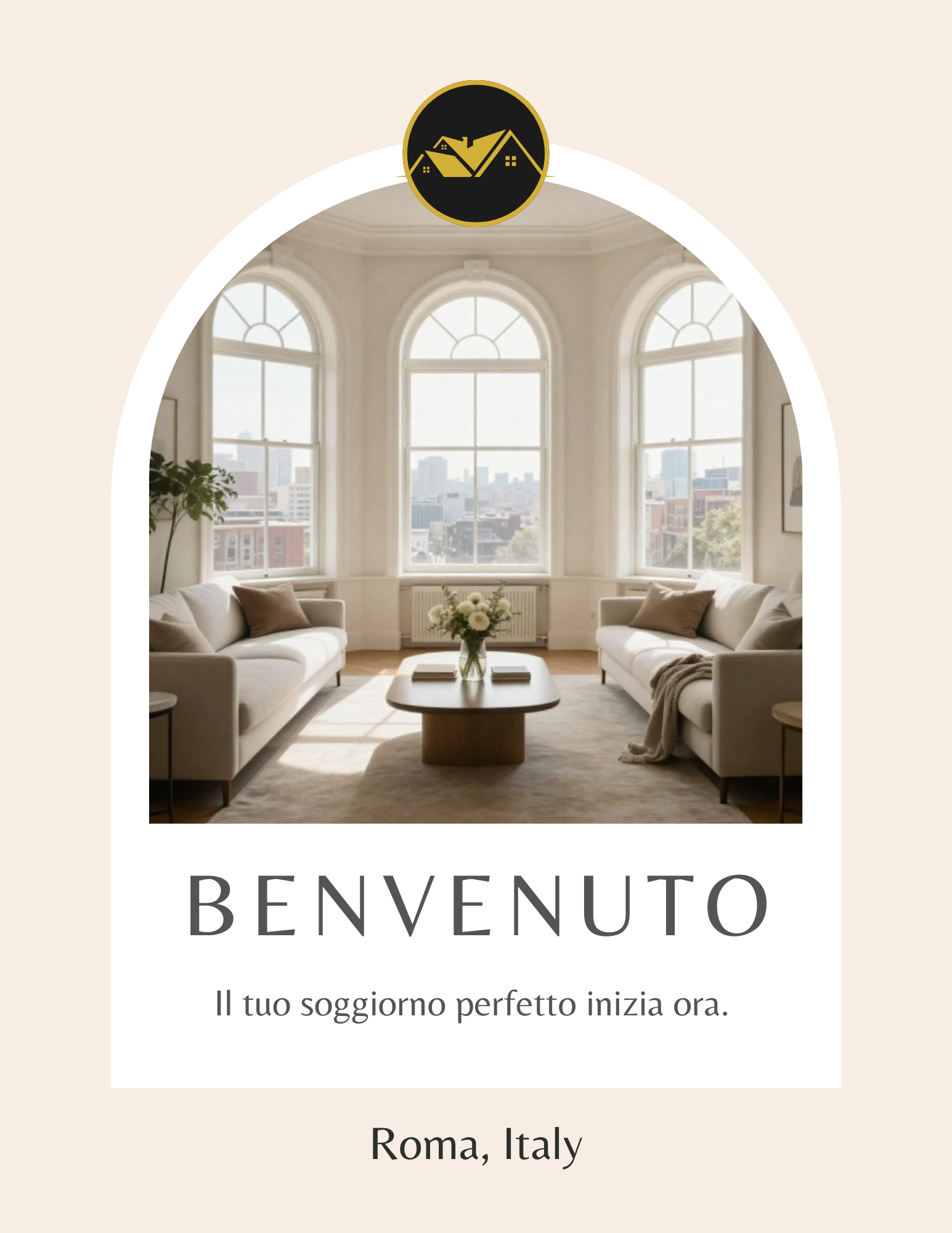 Digital Welcome Book Template A4/A5 – English & Italian