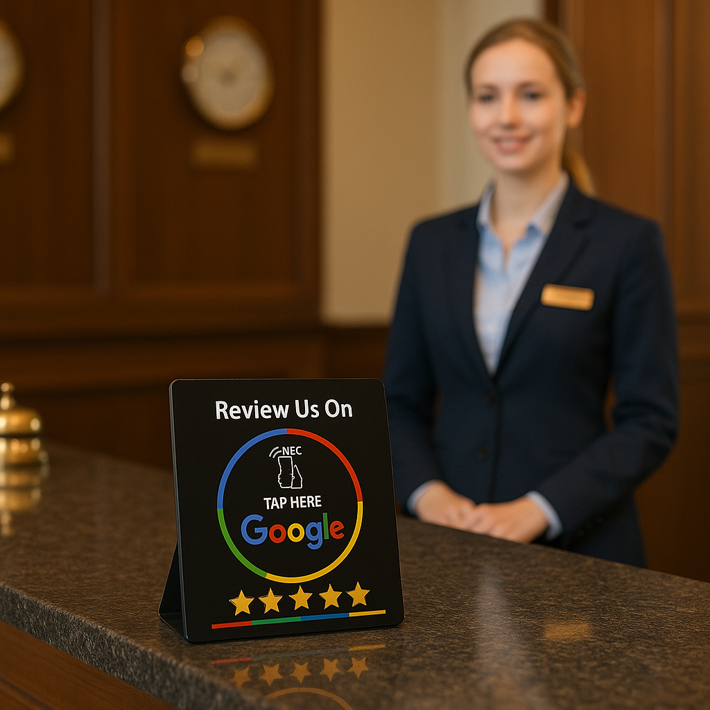 Espositore NFC per Recensioni su Google Review