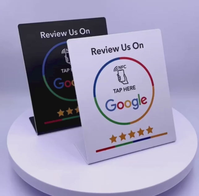 Espositore NFC per Recensioni su Google Review